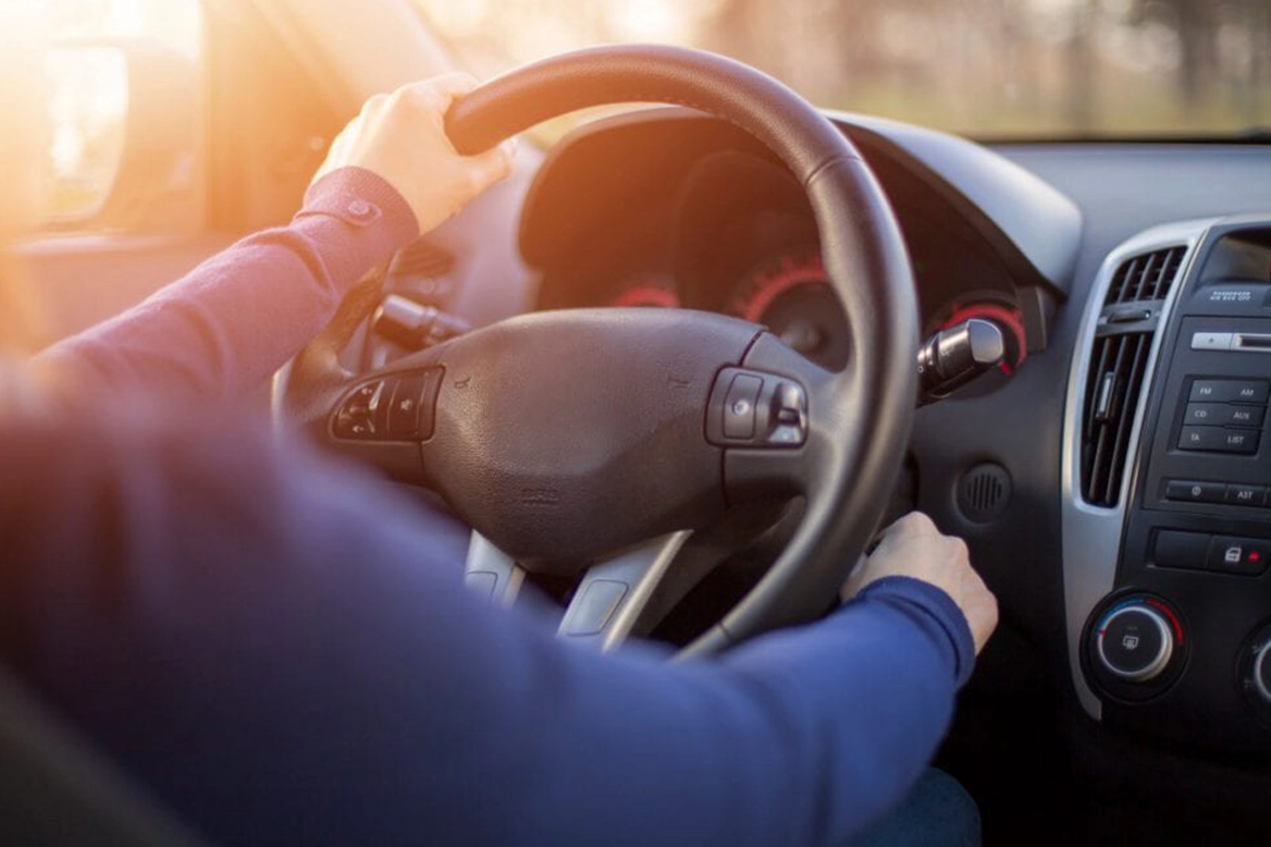 turning the key to start your car and drive