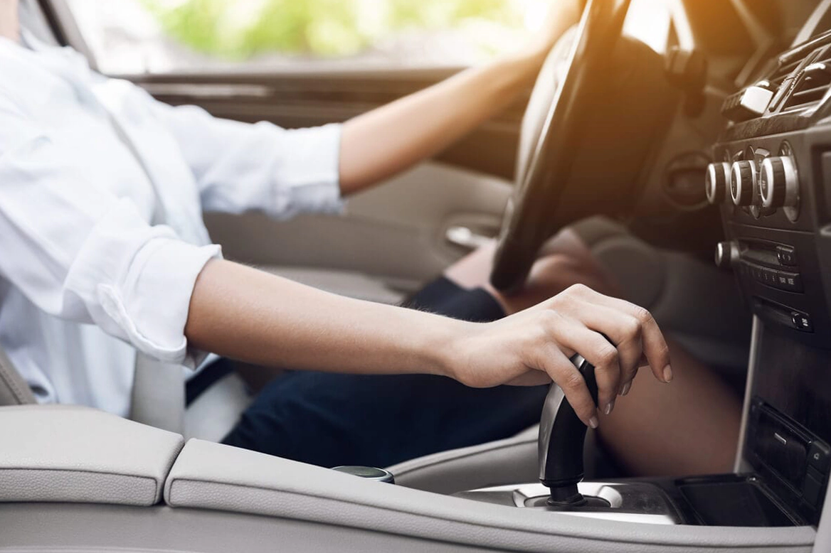 driving with an automatic transmission and shifting gears