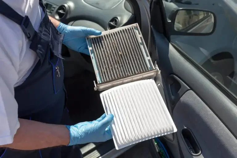 Dirty air filter sign of ac system needing service